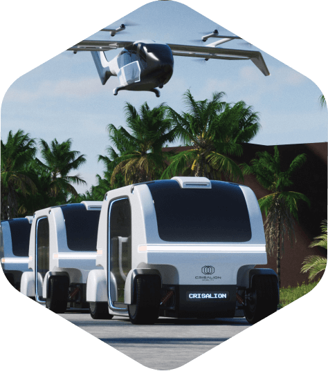 Aeronave eVTOL y vehículo Serenity